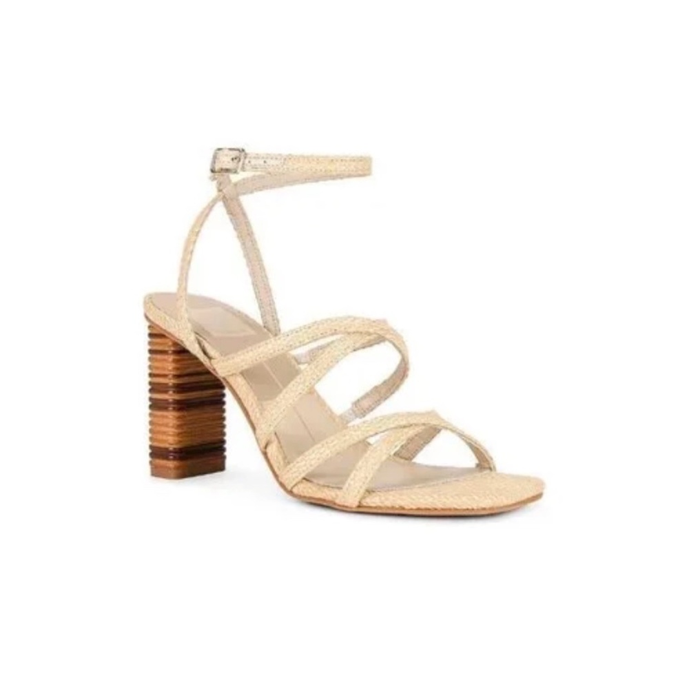 🌞 Dolce Vita Jenko Raffia Heels – Size 8 – NEW IN BOX 🌞 - Picture 2 of 13